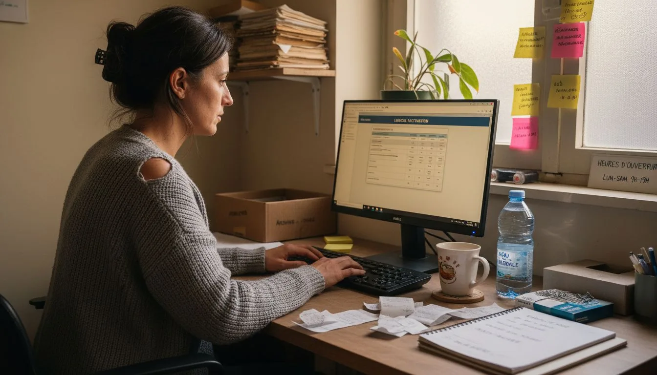 Un chef d'entreprise à la tête d'une petite société qui intègre l'intelligence artificielle dans son activité au quotidien.