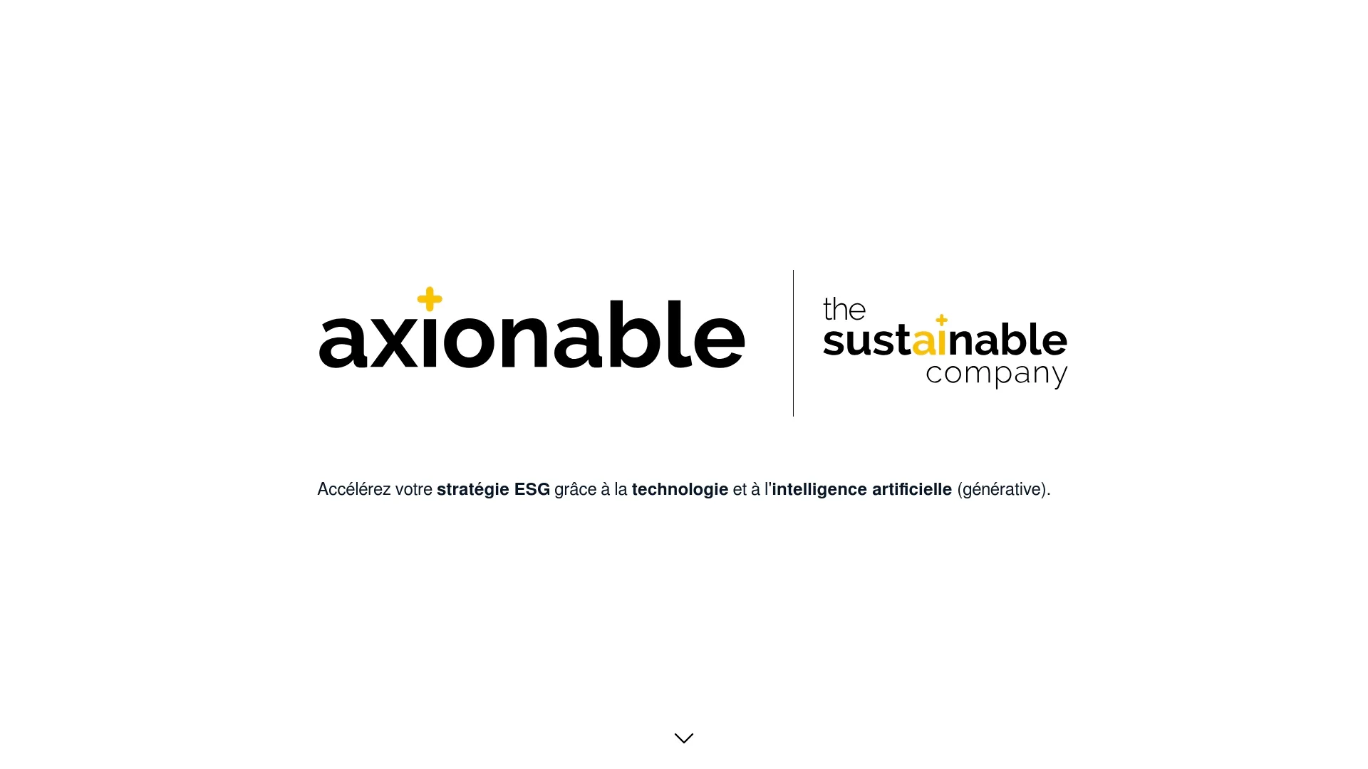 Capture d'écran du site Axionable