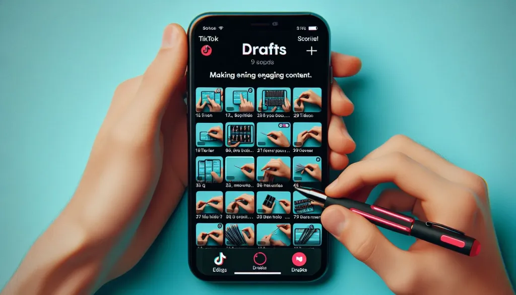 Guide des brouillons TikTok