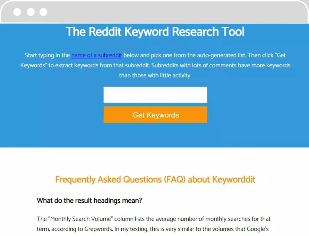 Keyworddit