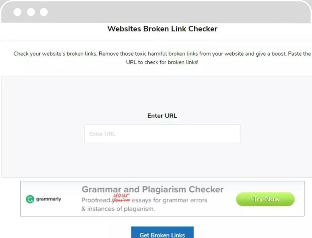 Website Broken Link Checker