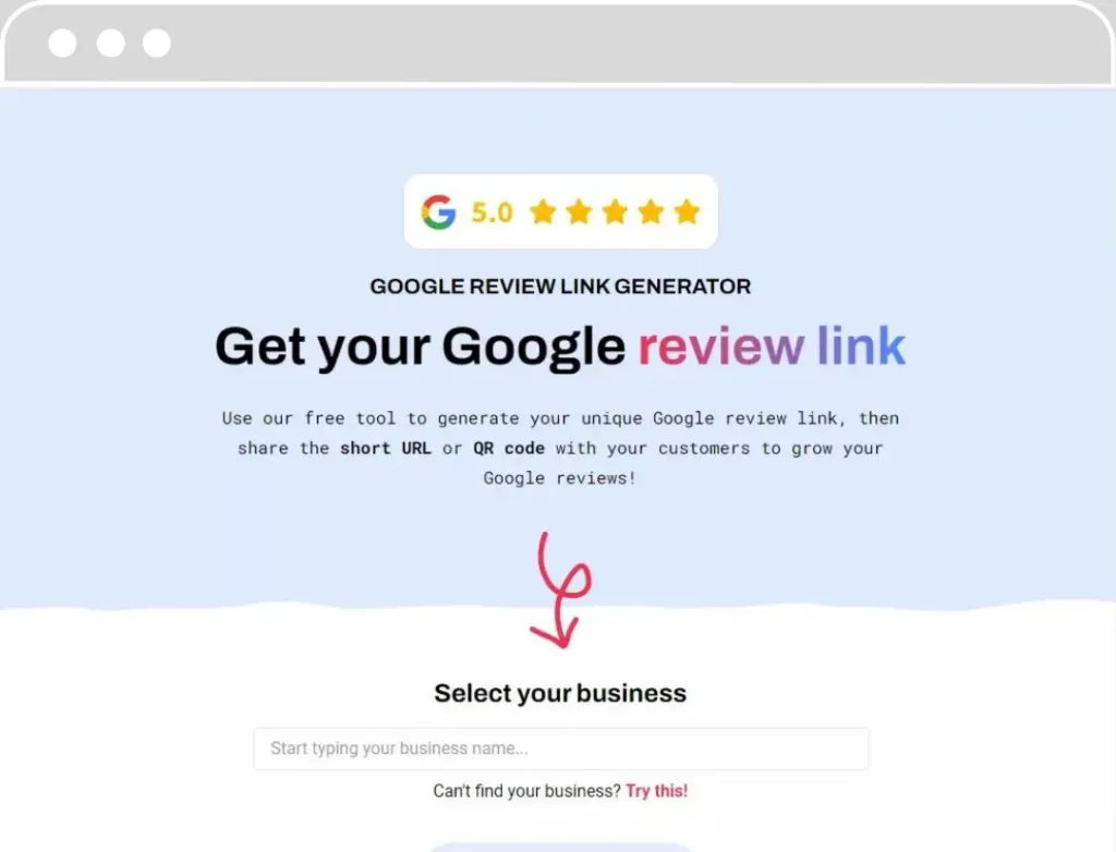 Whitespark review link generator